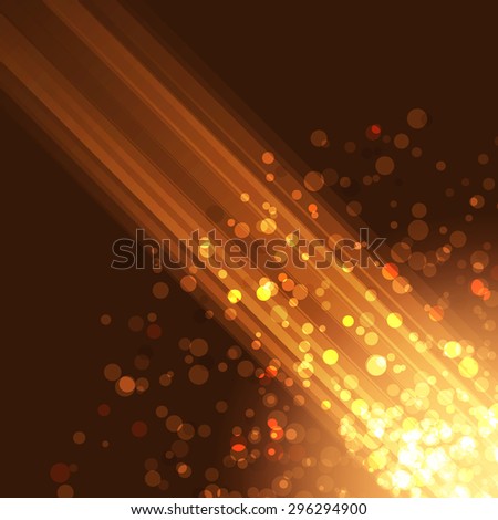 Abstract corner glitter circle and line background. Vector illustration
