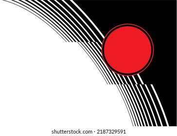 Abstract corner striped pattern with place for text. Design element. For stickers, printing, advertising, plotter cutting. Vector illustration