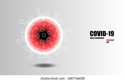abstract coronavirus disease COVID-19 infection medical New official name for Coronavirus disease vector design