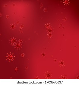 abstract coronavirus mesh gradient background and wallpaper, vector eps