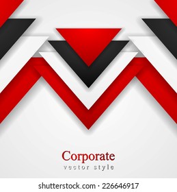 Abstract corporate background with tech elements. Vector design