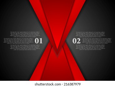Resumen de antecedentes corporativos. Diseño de ilustración de vector