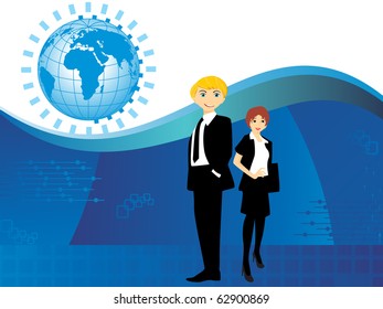abstract corporate background, vector illustration