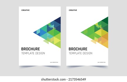 abstract corporate brochure cover layout template. Brochure, Annual Report, Magazine, Poster, Portfolio, Flyer. Brochure cover. A4