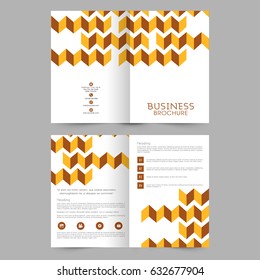 Abstract Corporate Brochure, Template design for your Business. 