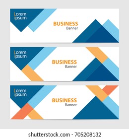 Abstract corporate business banner. advertising banner template. vector illustration.