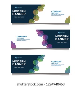 Abstract corporate business banner web template,background design.