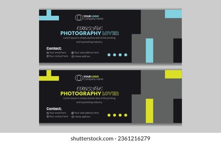 Abstract corporate business digital agency for social media facebook cover banner template