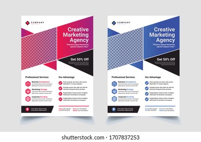 Abstract Corporate Business Flyer design template brochure cover design vector template.company identity,print ready corporate flyer,Corporate report cover abstract template in A4 size