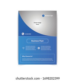 Folleto informativo sobre empresas. Folletos a4 Plantilla.