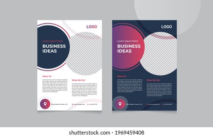 Abstract Corporate Business flyer template design layout. cover, brochure,  annual report, poster in a4 size