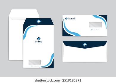 Abstract Corporate Business Style envelope Design