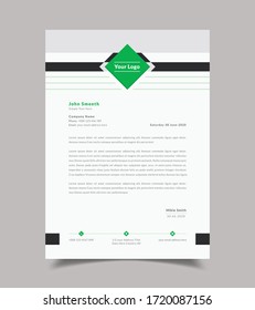 Abstract Corporate Business style letterhead Design templates for your project design, Vector illustration