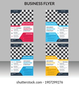 Abstract corporate business template for Brochure, Poster, Corporate Presentation, Portfolio, Flyer, size A4.