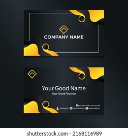 abstract corporate business visiting card
