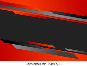 Resumen de los antecedentes corporativos de tecnología oscura. Diseño de vectores