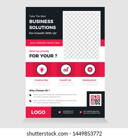 Abstract Corporate Flyer Brochure Design Template