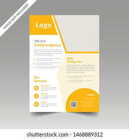 Abstract Corporate Flyer Brochure Design Template vector