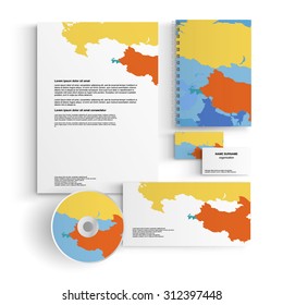 Abstract corporate identity