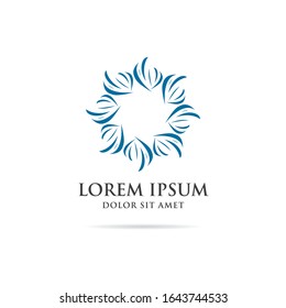abstract corporate logo. concept and design. vector illustration