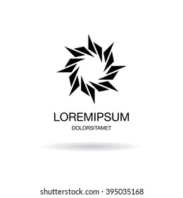 abstract corporate logo design