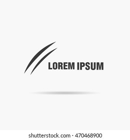 abstract corporate logo design