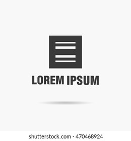 abstract corporate logo design
