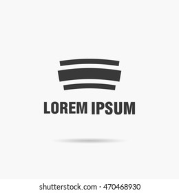abstract corporate logo design