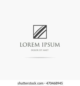 abstract corporate logo design