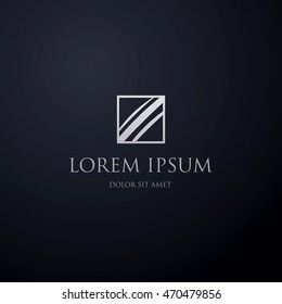 abstract corporate logo design