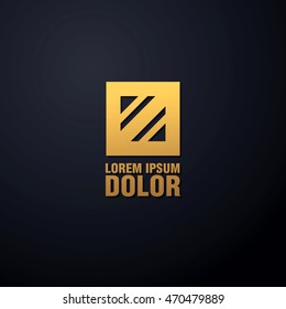 abstract corporate logo design