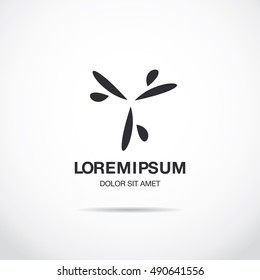 Abstract corporate logo design