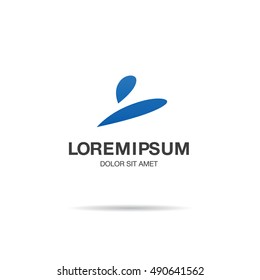 Abstract corporate logo design