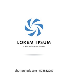 Abstract corporate logo design