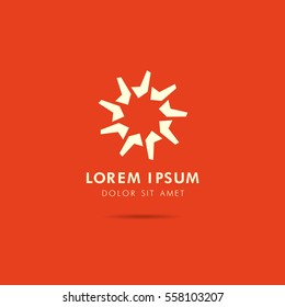Abstract corporate logo design