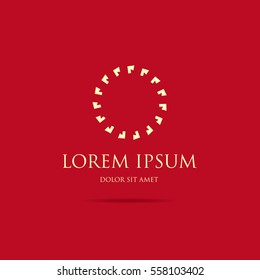 Abstract corporate logo design