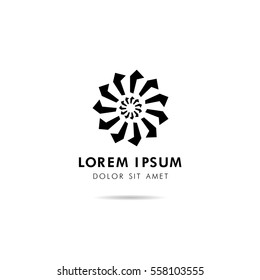 Abstract corporate logo design