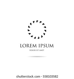 Abstract corporate logo design