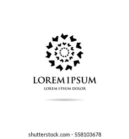 Abstract corporate logo design