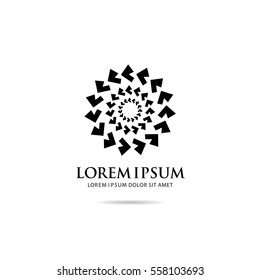 Abstract corporate logo design
