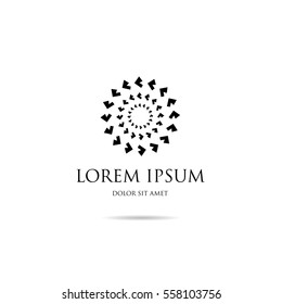 Abstract corporate logo design