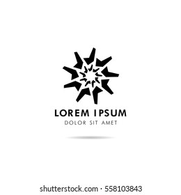 Abstract corporate logo design