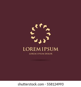 Abstract corporate logo design