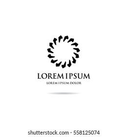 Abstract corporate logo design