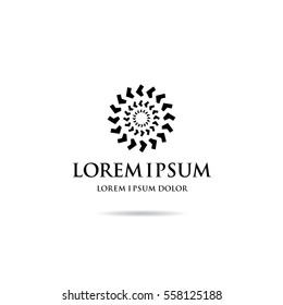 Abstract corporate logo design