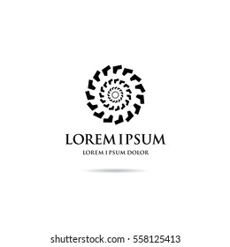 Abstract corporate logo design