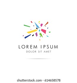 Abstract corporate logo design