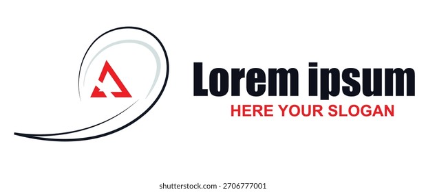 Plantilla de diseño de logotipo corporativo Abstractas con triángulo
