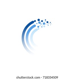 Abstract corporate logo design template, vector illustration element for banner or business card