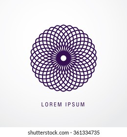 abstract corporate logo template design